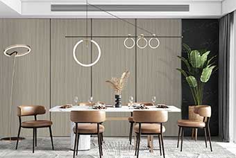 仙桃轻奢风格-餐厅