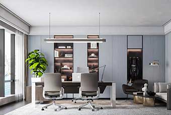 仙桃轻奢风格-书房