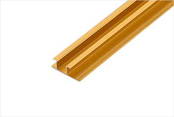 仙桃航空纤维墙咔铝合金带灯中条(钛金氧化)