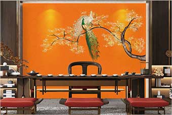 仙桃森佰汇航空纤维墙咔(春花秋月)